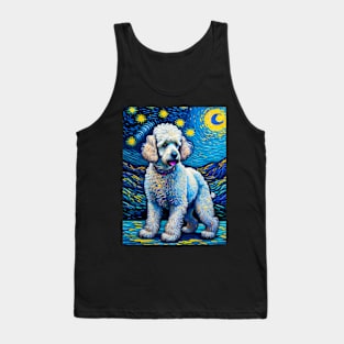 Poodle in starry night Tank Top